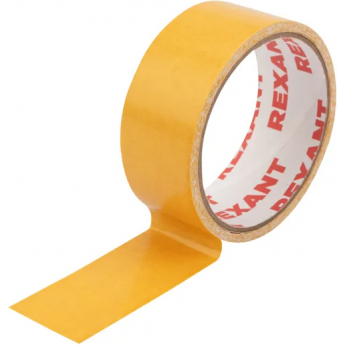 Двухсторонний скотч REXANT, тканевая основа 38 мм, ролик 5 м Двухсторонний скотч REXANT, тканевая основа 38 мм, ролик 5 м