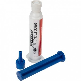 Флюс-гель для пайки REXANT, АКТИВНЫЙ, 12 мл, техно-шприц, блистер Флюс-гель для пайки REXANT, АКТИВНЫЙ, 12 мл, техно-шприц, блистер