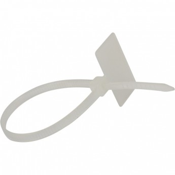 Хомут под маркер REXANT нейлоновый 100x2.5 мм белый, 100 шт. Хомут под маркер REXANT нейлоновый 100x2.5 мм белый, 100 шт.