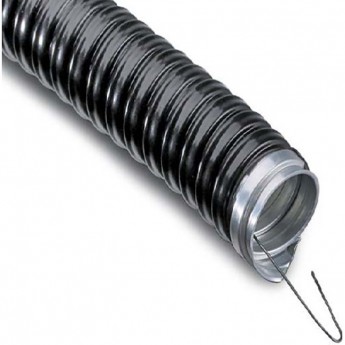 Металлорукав REXANT МРПИнг-15 с зондом черный 50 м Металлорукав REXANT МРПИнг-15 с зондом черный 50 м