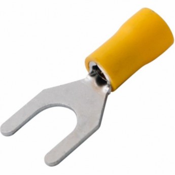 Наконечник вилочный REXANT 8.4 мм 4-6 мм² изолированный желтый Наконечник вилочный REXANT 8.4 мм 4-6 мм² изолированный желтый