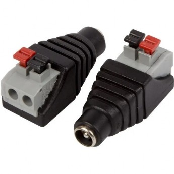 Разъем питания DC REXANT гнездо 2,1х5,5 с быстрозажимной колодкой Разъем питания DC REXANT гнездо 2,1х5,5 с быстрозажимной колодкой