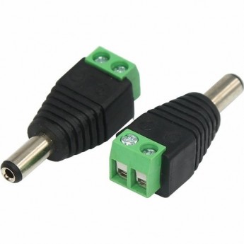 Разъем питания REXANT штекер 2.1х5.5 с клеммной колодкой Разъем питания REXANT штекер 2.1х5.5 с клеммной колодкой