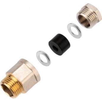 Сальник REXANT с резьбой 1/2 для ввода кабеля в трубу