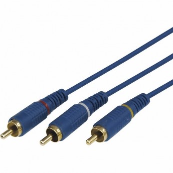 Шнур REXANT 3 RCA - 3 RCA 1.5 м черный, 10 шт. Шнур REXANT 3 RCA - 3 RCA 1.5 м черный, 10 шт.