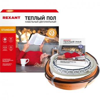 Теплый пол REXANT STANDARD RND-100-1500 Теплый пол REXANT STANDARD RND-100-1500