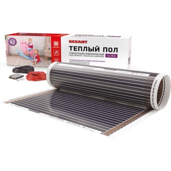 Теплый пол REXANT ULTRA RXM 220 пленочный 7 м² 1540 Вт Теплый пол REXANT ULTRA RXM 220 пленочный 7 м² 1540 Вт