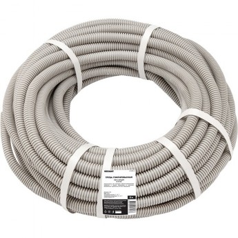 Труба гофрированная REXANT из ПВХ с зондом, ø 20 мм (бухта 25 м/уп.) Труба гофрированная REXANT из ПВХ с зондом, ø 20 мм (бухта 25 м/уп.)