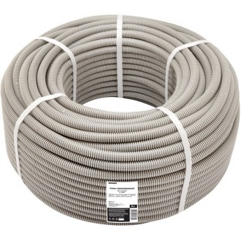 Труба гофрированная REXANT из ПВХ, с зондом, Ø16 мм Труба гофрированная REXANT из ПВХ, с зондом, Ø16 мм